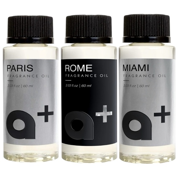 AROMAR Aromar+ Waterless Fragrance Oils Set of 3 - Rome, Paris, Miami - Picture 1 of 9
